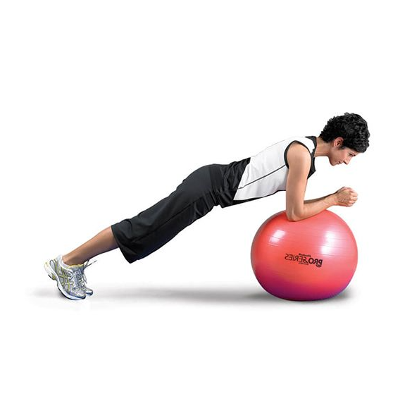 Pelota hinchable 55cm para ejercicios Theraband Pro, color rojo. Pelota hinchable 55cm para ejercicios Theraband Pro, color rojo.