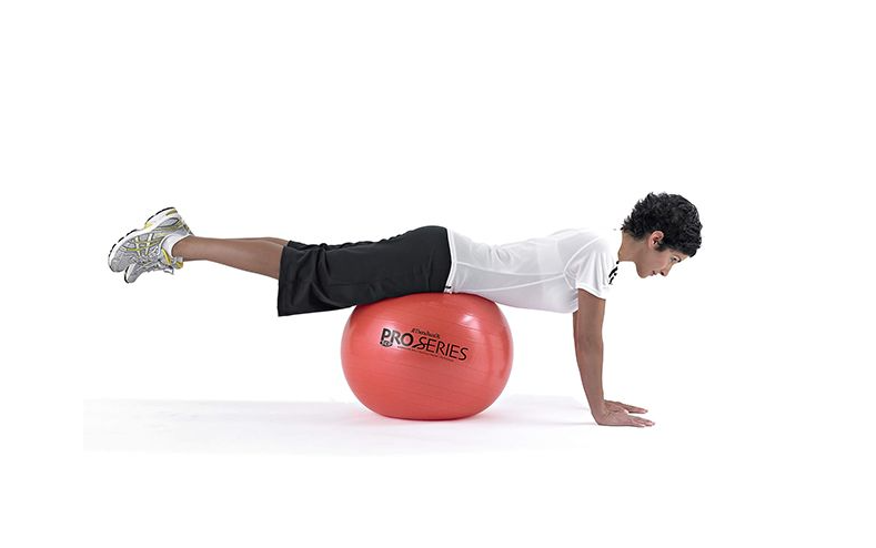 Pelota hinchable 65cm para ejercicios Theraband Pro, color verde. Pelota hinchable 65cm para ejercicios Theraband Pro, color verde.