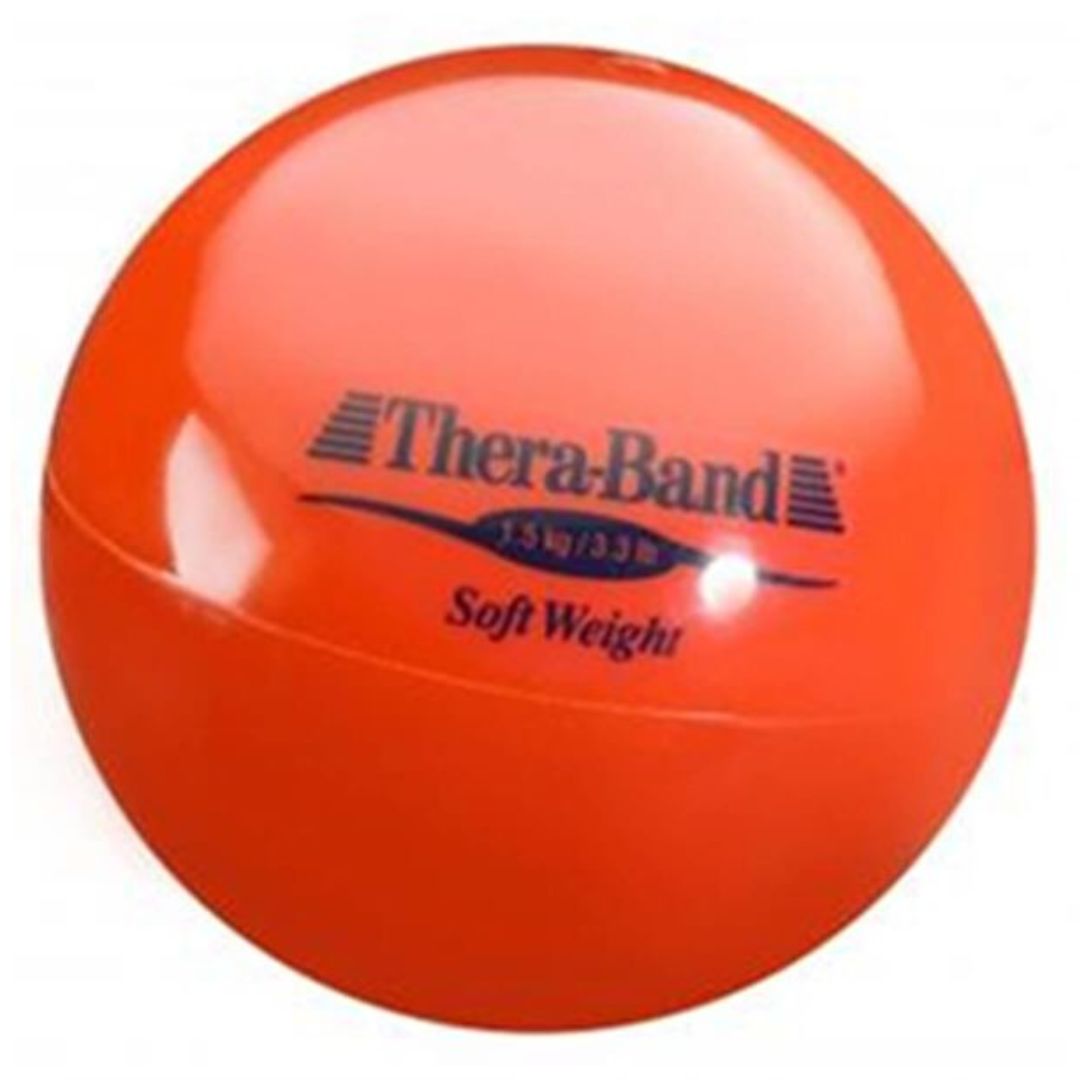 Pelota lastrada para rehabilitación 1,5kg. Color rojo Pelota lastrada para rehabilitación 1,5kg. Color rojo