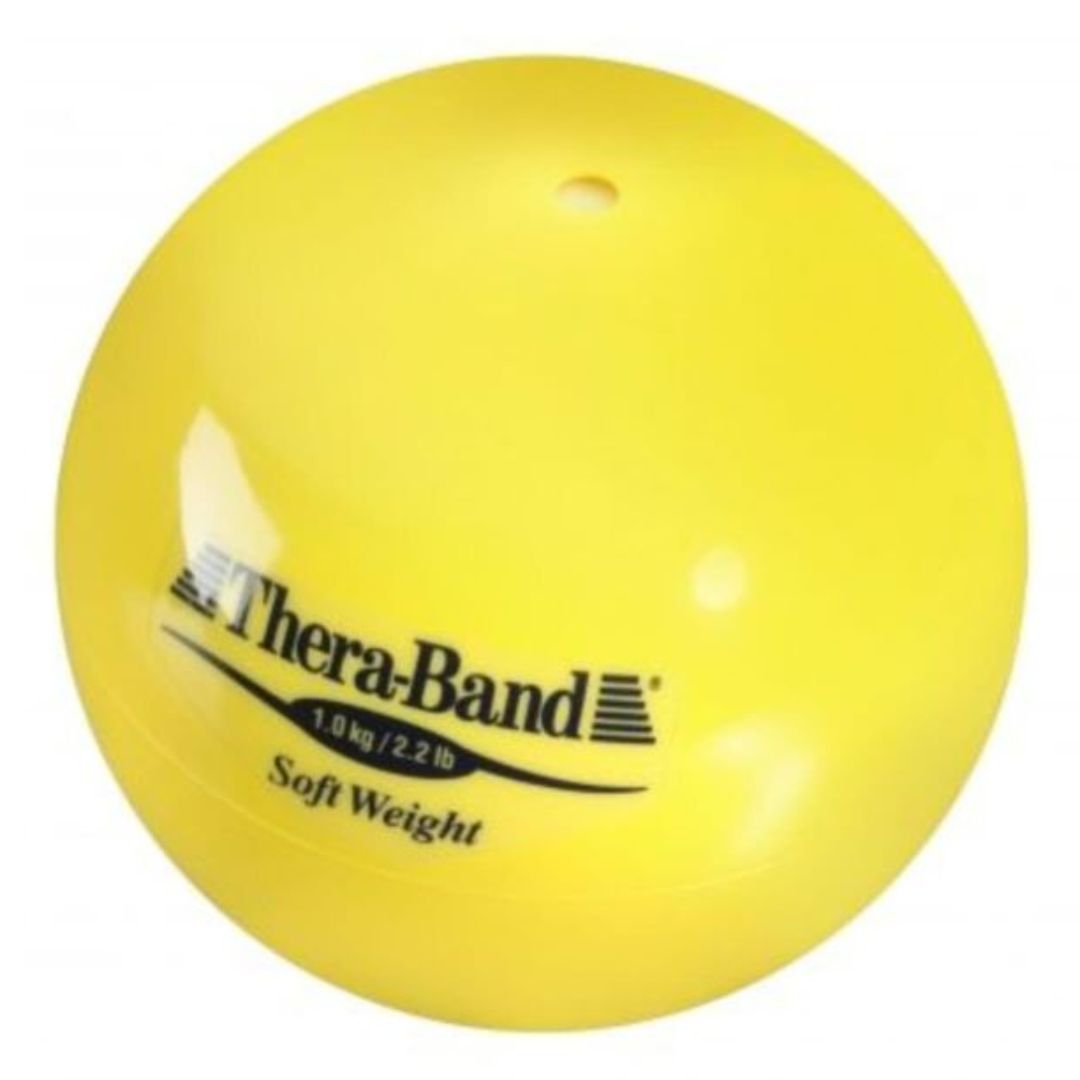 Pelota lastrada para rehabilitación 1kg. Color amarillo Pelota lastrada para rehabilitación 1kg. Color amarillo