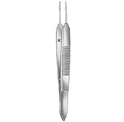 Pinza para sutura Castriviejo recta 1x2 dientes, 0,5mm