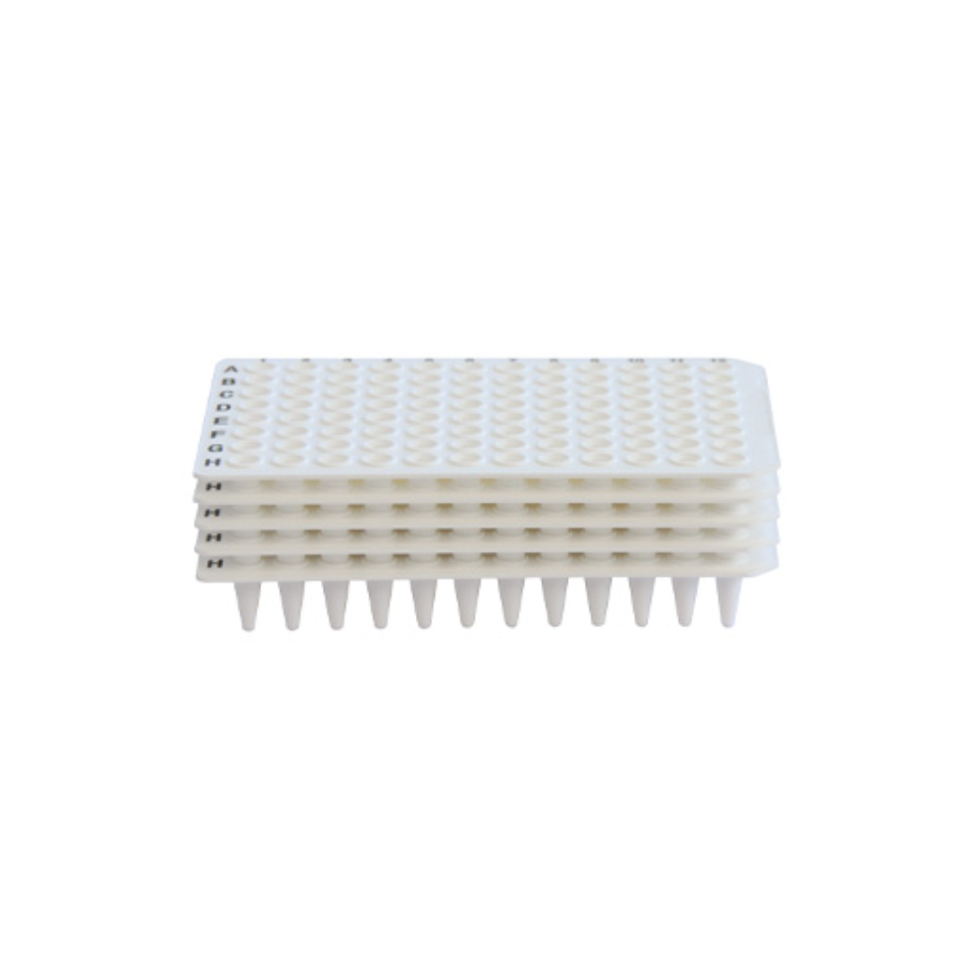 Placa 96 pocillos color blanco sin faldón de 0.1mL para PCR/qPCR, b/10. Caja de 10 uds Placa 96 pocillos color blanco sin faldón de 0.1mL para PCR/qPCR, b/10. Caja de 10 uds