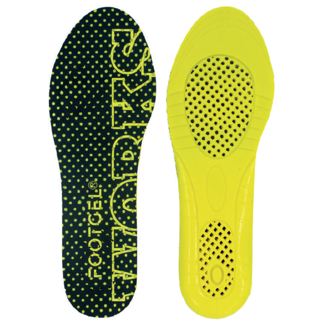 Plantillas amortiguadoras FootGel® Works con aroma de naranjo, 1 par. Varias tallas Plantillas amortiguadoras FootGel® Works con aroma de naranjo, 1 par. Varias tallas