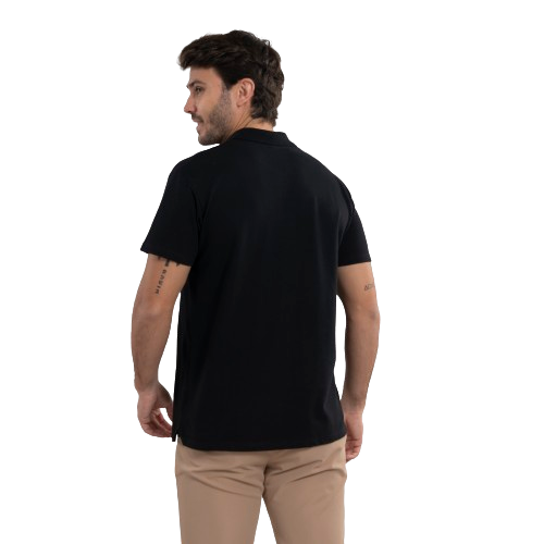 Men's short sleeve polo shirt. Various sizes and colors.