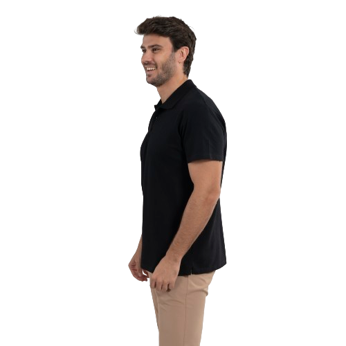 Men's short sleeve polo shirt. Various sizes and colors.