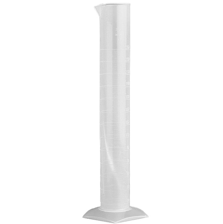 Probeta de polipropileno graduada, 250ml de capacidad Probeta de polipropileno graduada, 250ml de capacidad
