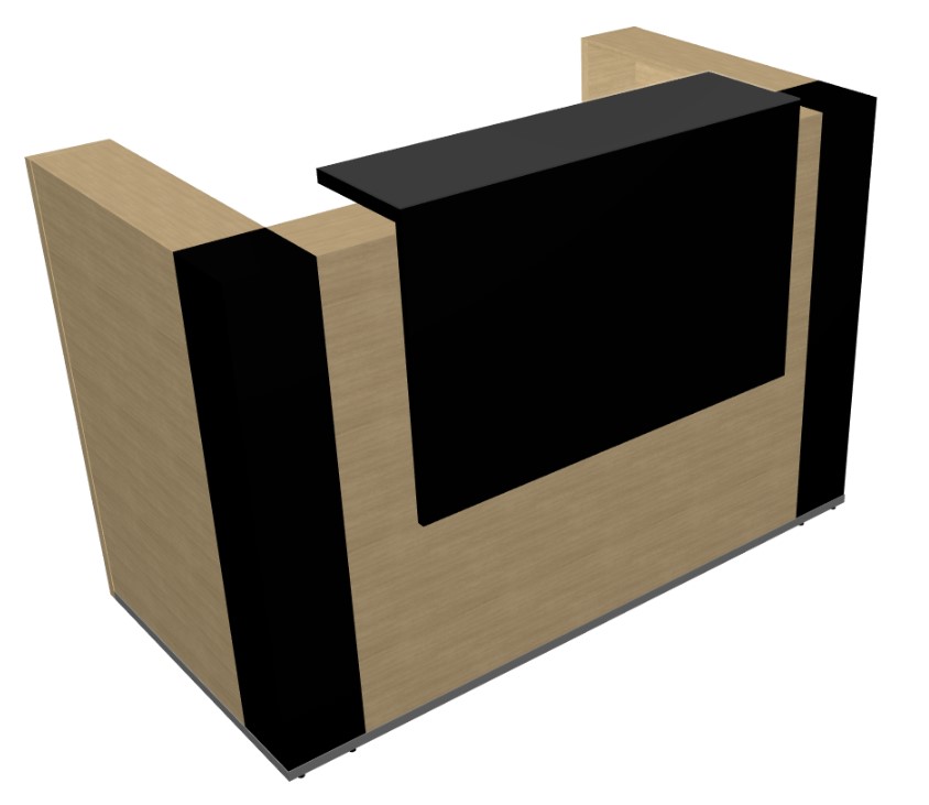 Recepción de diseño ART dos módulos, 164x90.5x115.9cm. Varias opciones Recepción de diseño ART dos módulos, 164x90.5x115.9cm. Varias opciones