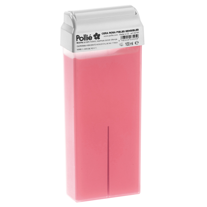 Roll-on cera depilatoria rosa 100 ml piel sensible Ceras y