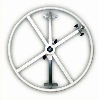 Rueda de hombro para ejercicios de extremidades superiores, aro metálico. Rueda de hombro para ejercicios de extremidades superiores, aro metálico.