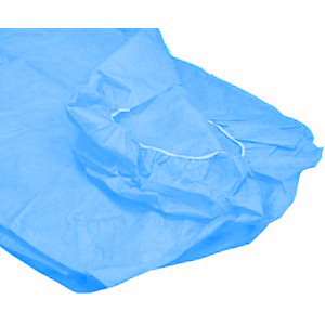 Sábana ajustable azul de tejido suave 80x210 cm, 30 gr Sábana ajustable azul de tejido suave 80x210 cm, 30 gr