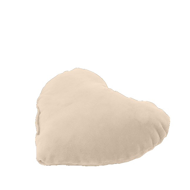 Sac de graines pour thérapie Froid/Chaleur en forme de cœur. Plusieurs couleurs