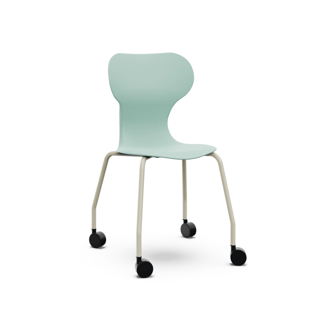 Silla ergonómica Mia con 4 patas y ruedas, 50,2 x 46,1 x 84,5 cm. Varios colores Silla ergonómica Mia con 4 patas y ruedas, 50,2 x 46,1 x 84,5 cm. Varios colores