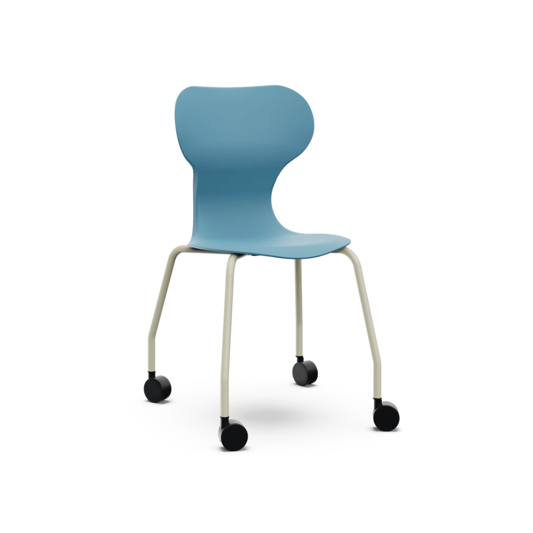 Silla ergonómica Mia con 4 patas y ruedas, 50,2 x 46,1 x 84,5 cm. Varios colores Silla ergonómica Mia con 4 patas y ruedas, 50,2 x 46,1 x 84,5 cm. Varios colores
