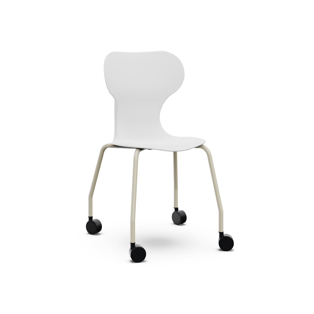 Silla ergonómica Mia con 4 patas y ruedas, 50,2 x 46,1 x 84,5 cm. Varios colores Silla ergonómica Mia con 4 patas y ruedas, 50,2 x 46,1 x 84,5 cm. Varios colores