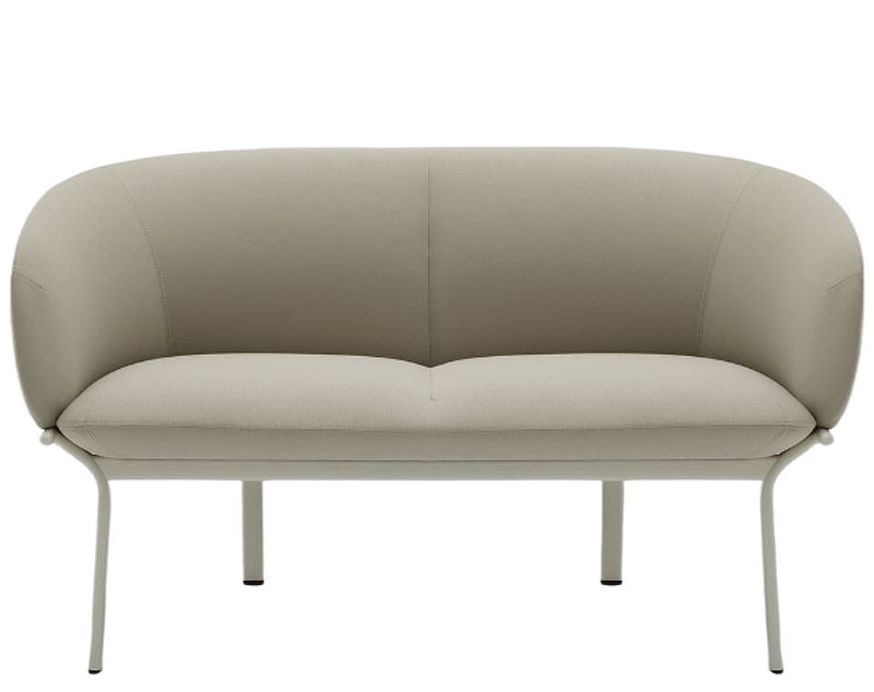 Sillón de 2 plazas Grant con tapizado Vita. Varios colores Sillón de 2 plazas Grant con tapizado Vita. Varios colores