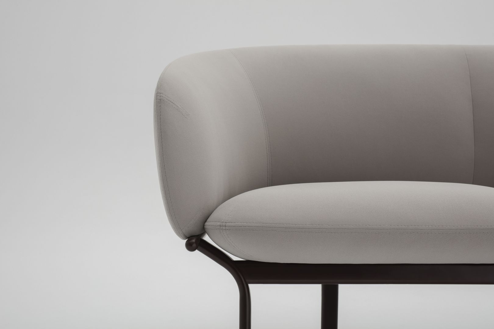 Sillón de 3 plazas Grant con tapizado Vita. Varios colores Sillón de 3 plazas Grant con tapizado Vita. Varios colores