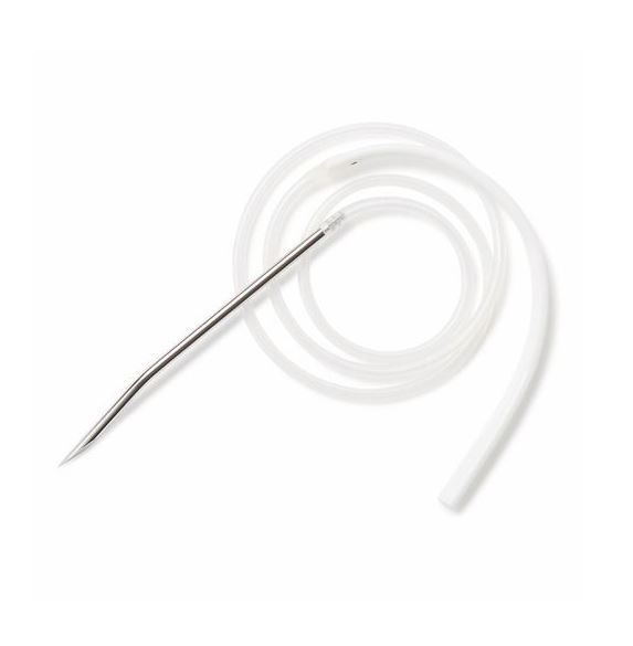 Sonda de drenaje plana ExuFlow con trocar de Medline, 10mm. Caja de 10 unidades. Varios modelos Sonda de drenaje plana ExuFlow con trocar de Medline, 10mm. Caja de 10 unidades. Varios modelos