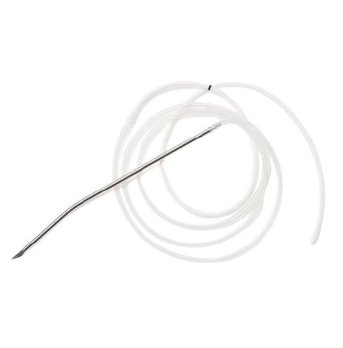 Sonda de drenaje redonda ExuFlow de Medline con trocar, 19Fr. Caja de 10 unidades Sonda de drenaje redonda ExuFlow de Medline con trocar, 19Fr. Caja de 10 unidades