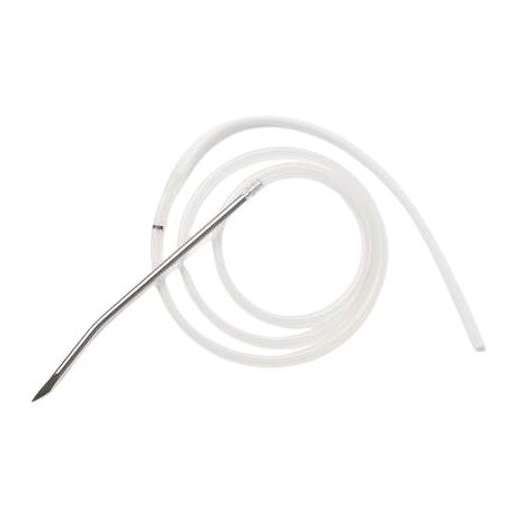 Sonda de drenaje redonda tipo Blake con trocar de Medline, 19Fr. Caja de 10 unidades Sonda de drenaje redonda tipo Blake con trocar de Medline, 19Fr. Caja de 10 unidades