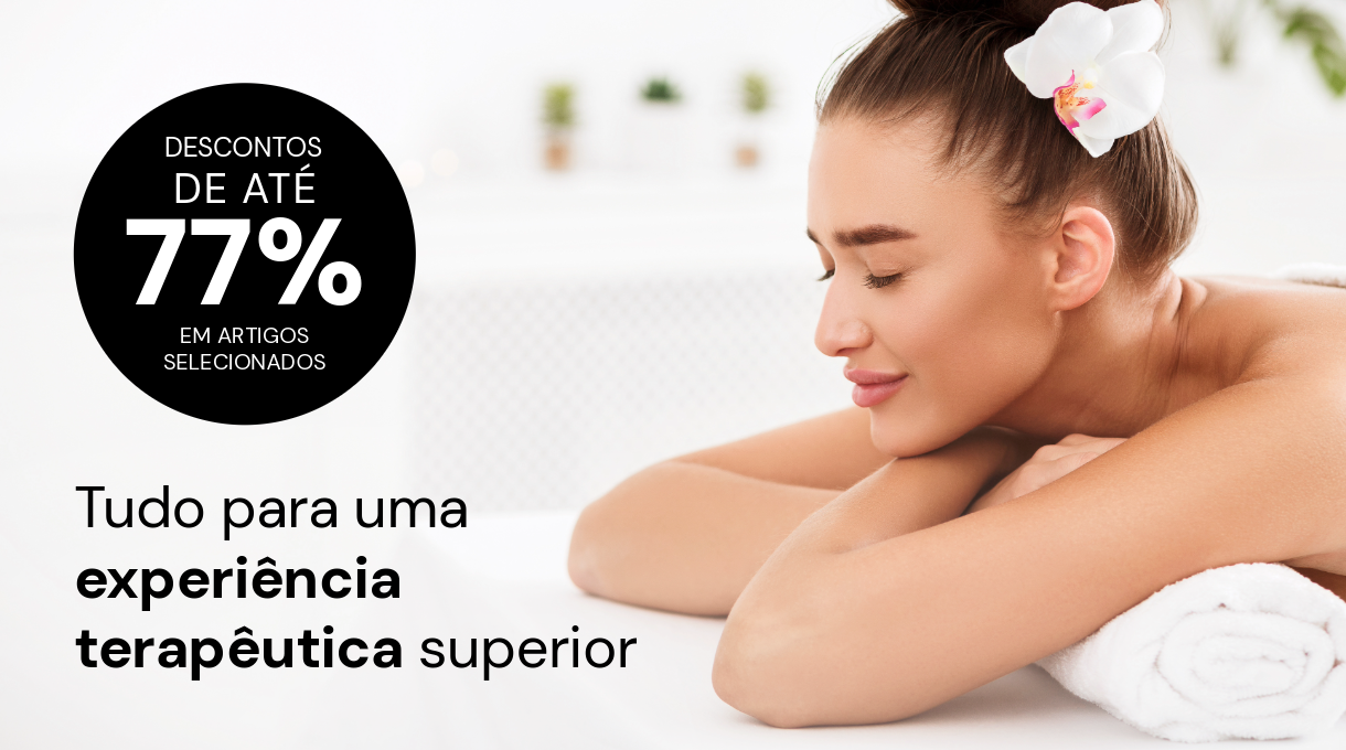 Materiais para massagens e spa