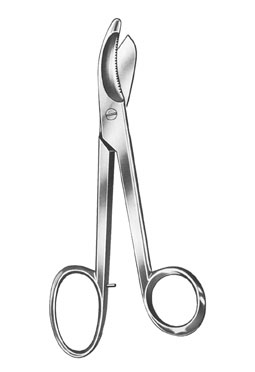 Tijera Bruns lisa para vendajes gruesos, 24 cm Tijera Bruns lisa para vendajes gruesos, 24 cm
