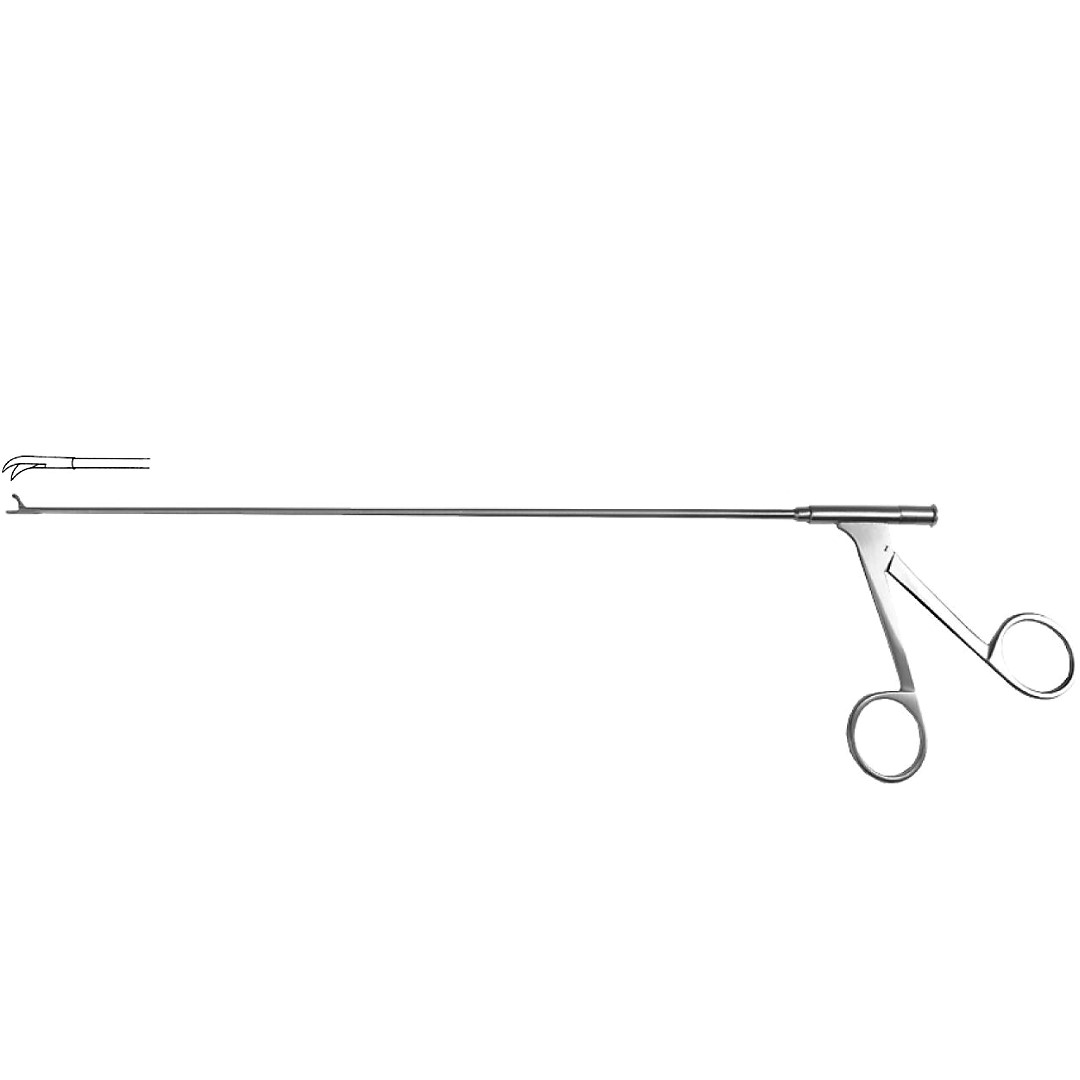 Tijera para microcirugía endolaríngea con curva a la izquierda 27,5cm Tijera para microcirugía endolaríngea con curva a la izquierda 27,5cm