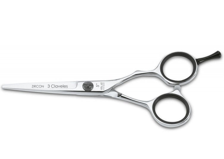 Tijeras peluquería para corte y desfilado Zircon diseño semi-offset, 12,5cm Tijeras peluquería para corte y desfilado Zircon diseño semi-offset, 12,5cm