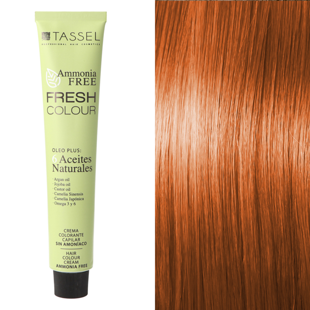Tinte para cabello Tassel Fresh Colour sin amoníaco nº9.4, color rubio muy claro cobre. Tubo de 100 ml Tinte para cabello Tassel Fresh Colour sin amoníaco nº9.4, color rubio muy claro cobre. Tubo de 100 ml