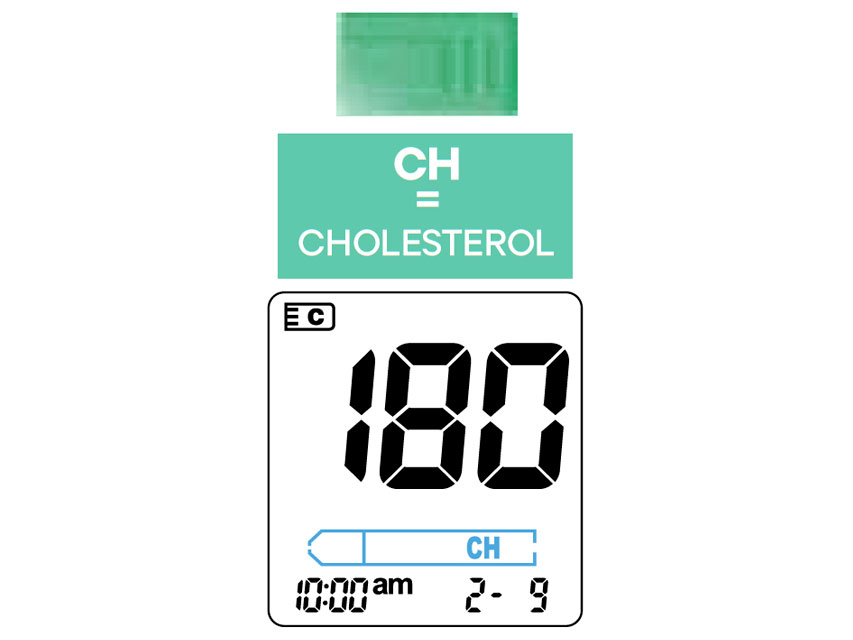 Tiras control colesterol para el dispositivo "Multicare In" (ref. 400123967). Caja de 5 tiras + 1chip