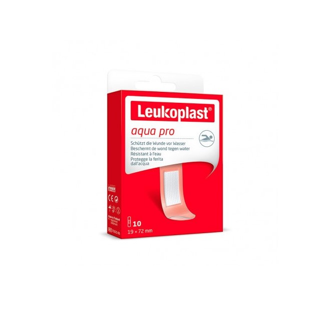 Tiras de primeros auxilios Leukoplast Professional AquaPro 19x72mm. Caja de 10 Tiras de primeros auxilios Leukoplast Professional AquaPro 19x72mm. Caja de 10
