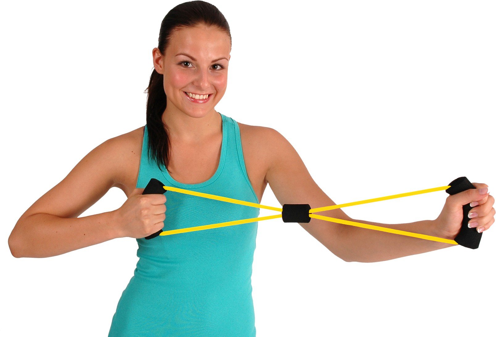 Tubo elástico en forma de ocho MoVeS 8-Ring Tube. Resistencia suave Tubo elástico en forma de ocho MoVeS 8-Ring Tube. Resistencia suave