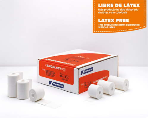 Venda elástica adhesiva libre de látex Lenoplast 7,5 cm x 2,7 m Venda elástica adhesiva libre de látex Lenoplast 7,5 cm x 2,7 m