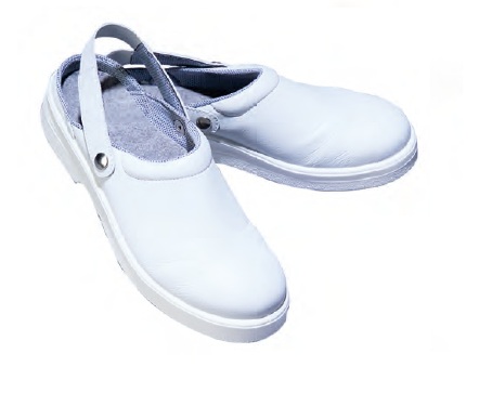 Zueco anatómico antideslizante. Piel. Tira + Puntera. Blanco. Varias tallas Zueco anatómico antideslizante. Piel. Tira + Puntera. Blanco. Varias tallas