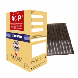 Agujas AGP Standar envase aluminio, 0.25x50mm. Caja de 200 unidades | AGUJAS AGP STANDAR