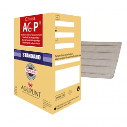 Agujas AGP Standar envase papel, 0.30x40mm. Caja de 200 unidades | AGUJAS AGP STANDAR