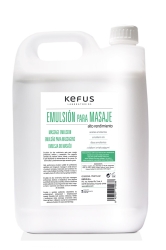 Emulsion para Masaje profesional Kefus. 5 litros