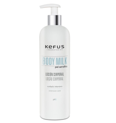 Loción corporal Body Milk Hidratante Kefus. 1 litro