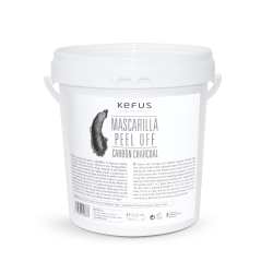 Mascarilla Peel Off Alginato Carbon Charcoal Kefus. 500 g