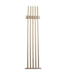 Soporte para 5 picas de madera, 42cm de longitud | Ejercitadores