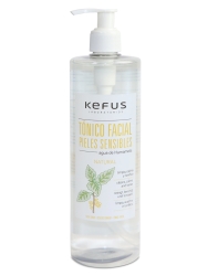 Tónico facial pieles sensibles Agua de Hamamelis Kefus. 500 ml
