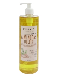 Aceite de almendras dulces puro Kefus. 500 ml