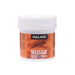 Aceite de masaje sólido con efecto calor Galius. Bote de 100 ml