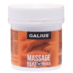 Aceite de masaje sólido con efecto calor Galius. Bote de 1000 ml