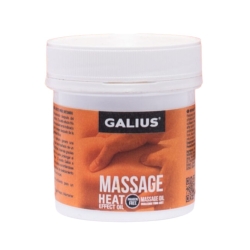 Aceite de masaje sólido con efecto calor Galius. Bote de 500 ml