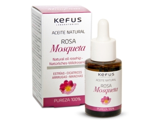 Huile de Rose Musquée Kefus. 30 ml avec boîte