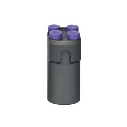 Adaptateur de tête oscillante pour centrifugeuse Centrofriger BLT. Capacité pour 4 tubes VAC de Ø 13 x 75 mm