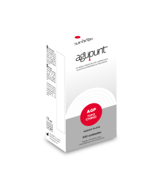 Acupuncture needle with silver handle, 0.25 x 40 mm. Box of 100 units