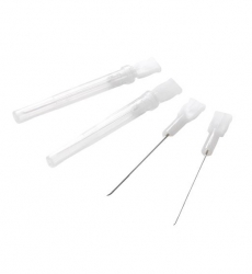 Agujas para implantador de pelo KNU 1.0mm, canal ancho. Caja de 10 unidades