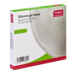 Pansement en silicone pour le traitement des cicatrices, 5x7,5cm. Boîte de 2 unités.