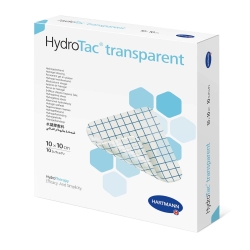 Pansement HydroTac transparent stérile 10x10cm. Boîte de 10 unités
